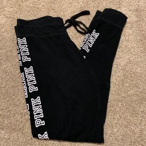 VS Pink logo leggings